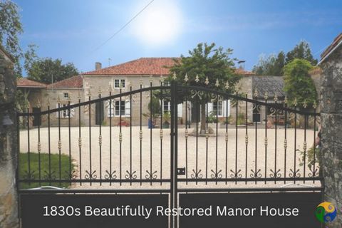 A wonderful country residence with stunning views and walks across its own land to the river Clain. The home has been recently extensively renovated and is presented with impeccable taste. Currently run as a high end Gite business with 2 independant ...