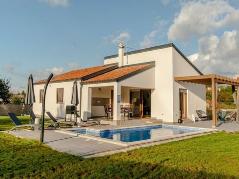 Location: Istarska županija, Pazin, Stari Pazin. Pazin, central Istria, newly built villa of modern design with swimming pool. Pazin, in the central part of Istria, is a town with a long and rich tradition. It is located in the very heart of the Istr...