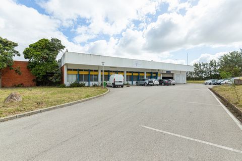 Spacious warehouse with high ceiling located in Setúbal. Consisting of two buildings: the industrial one and a gatehouse with 98.4 sqm. The covered area is 2779 sqm, the outside patio has 17636 sqm. The ground floor consists of 13 compartments, 4 toi...
