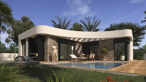Modern new build 3 bedroom L shaped villas for sale in La Herrada, close to Los Montesinos in the Costa Blanca. Offering clean lines, open plan living and lots of areas to enjoy the Spanish weather, these 3 bedroom detached villas are offered for sal...