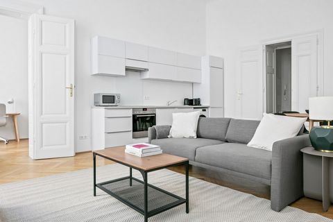 For stays longer than 1 month, we offer custom pricing. Please reach out for an exact quote! Discover the best of Vienna, with this modern apartment in a great location. It’ll be easy to simply show up and start living in this fashionably furnished a...