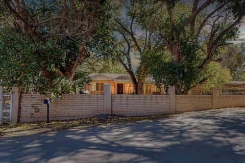 Don't miss this rare opportunity to own 3.43-acres in the heart of Algodones! This lush property encompasses three structures. # 74, is the 4-bedroom adobe main house (2522 sq ft) #76, the 3-bedroom adobe casita (1143 sq ft - included in total sq ft)...