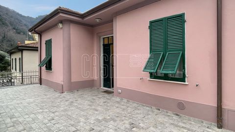 Comfortable apartment located on the ground and top floor of a building of only two units, a few steps from the village of Ameglia, in a green and peaceful setting. The apartment, with independent access from the large terrace, opens onto a hallway o...