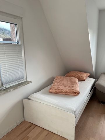 Hello, we rent a 2 room apartment furnished, freshly renovated, centrally located with all shopping facilities nearby, parking also available, the streetcar and train is also 10 minutes walk away.