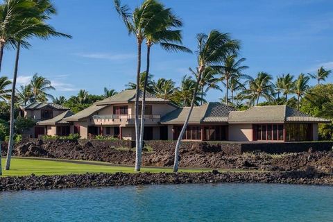 Experience the epitome of luxury living in this spacious 5-bedroom, 4.5-bathroom residence on 1-acre with breathtaking views of the ocean, fairway, and majestic Mauna Kea. Located on the 12th fairway of Mauna Lani Resort's South Course, this two-stor...
