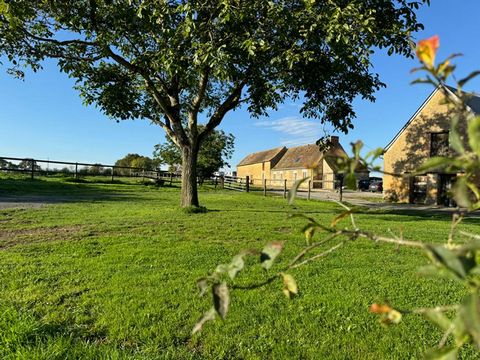 PRECIGNE; En Exclusivité, Propriété équestre composée d'une maison d'habitation de 106 m2 entièrement rénovée offrant au rez-de-chaussée entrée, Cuisine aménagée et équipée ouverte sur le salon-séjour, Poêle à granulé, suite parentale avec douche à l...