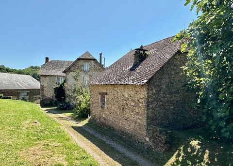 This property nestled in the heart of a peaceful countryside hamlet, offers a haven of tranquility and bucolic charm. The stone construction covered with local slate displays an architecture typical of the region. A number of outbuildings complete th...