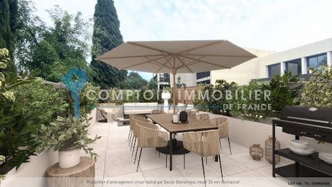 Montpellier Arceaux, hervorragendes Sanierungsprojekt!! Diese sanierte F3-Wohnung von 67m2 mit einer Terrasse von 50m2 im 1. und letzten Stock eines komplett sanierten Gebäudes, sehr hell dank ihrer Exposition und ihrer großen Öffnungen, machen es zu...