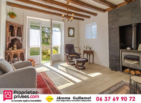 36210 - DUN LE POELIER - Maison avec axé de plain pied en bord de rivière - 5 pièces - 95.54 m² habitable - salon, séjour - 3 chambres - garages - le tout sur un terrain clos et arboré de 1141 m². *************************************** _ Situé à 10 ...