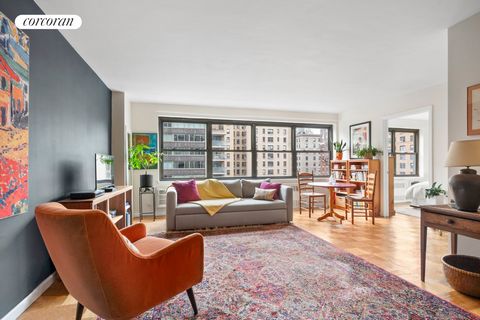 Located in one of the most sought-after buildings in the Lincoln Square neighborhood, this light-filled, north-facing 1-bedroom apartment offers exceptional value and delight. The apartment has already been thoughtfully converted from jumbo studio to...