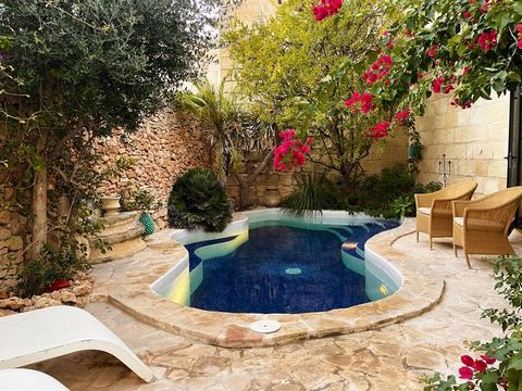 Idyllic The town of Birkirkara centrally situated and with all amenities within easy walking distance is home to this authentic and such a pretty converted House of Character. Nestled within a traditional and peaceful alleyway this lovely home welcom...