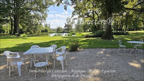 About 20km from PUY DU FOU, Property of character offering space, authenticity, great comfort as well as a wonderful living environment in peace and close to all amenities. On approximately 7 hectares including park with pond, meadow, orchard and woo...