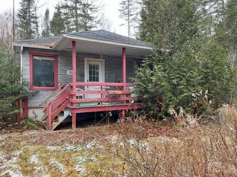 Petite maison de campagne situé dans village de Lac-Saguay directement route 117, près Mont-Laurier, et Rivière-Rouge, maison pour bricoleur INCLUSIONS -- EXCLUSIONS table de cuisine, poêle