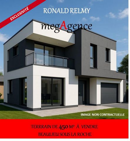 Terrain à bâtir viabilisé de 450 m² libre de constructeur !