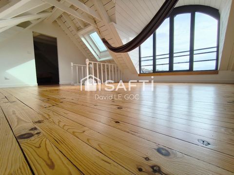 Concarneau situé dasn le qartier bucolic du passage 150m² appartement indépendant, vue mer
