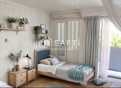 Charmant studio plein sud avec balcon et cave – Proche RER A et future ligne 15