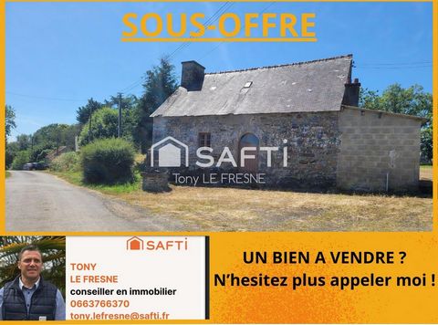 Bâtisse à rénover entièrement avec son terrain constructible à la campagne