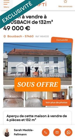 Maison à rénover à fort potentiel !