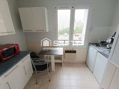Appartement 27m², vendu avec locataire en place.