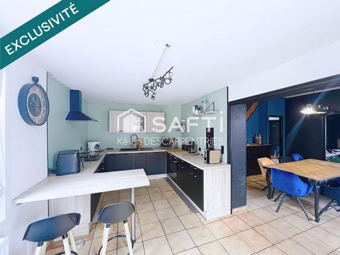 Individuelle de 105 m2, 3 chambres + bureau, jardin, garage.