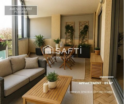 SÈTE (34200) – T4, LOGGIA, BALCON, PARKING PRIVATIF - VUE SUR LE CANAL