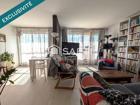 Colombes Centre. Appartement 4-5 pièces 77 m², balcons, box, cave.