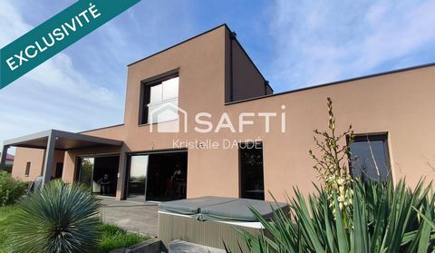 Maison d'architecte avec jacuzzi et vue dégagée, secteur prisé du Fau, Montauban