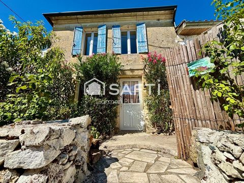 Maison en pierre de 170 m² à vendre à Lugasson : calme, charme et potentiel à 35 min de Libourne
