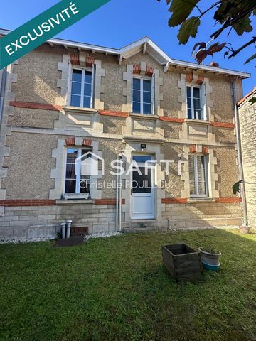 Maison,3 vastes chambres, dépendance, jardin clos