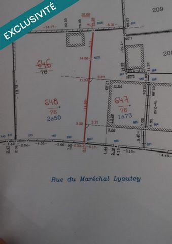 Terrain de 250 m2 constructible