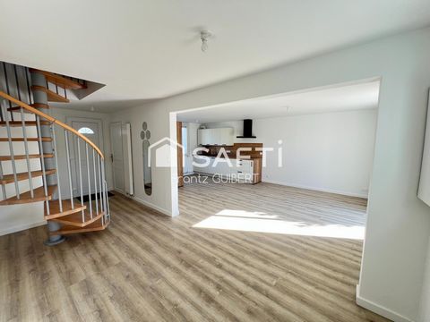 Saint Nazaire, maison rénovée 78m² avec jardin