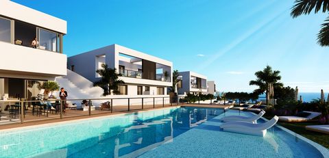 This new contemporary development under construction in Mijas Costa is composed of semi-detached houses with 3 bedrooms, 2 bathrooms, guest toilet and private garden in addition to the communal one. They are located in the higher part of Riviera del ...