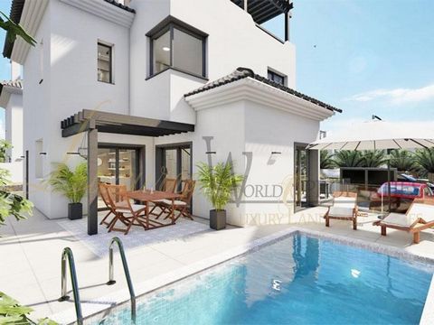 Discover the new construction in Amarilla Golf! A total of 8 modern single-family and semi-detached houses are for sale. The semi-detached houses have approximately 121 m2 of living space, spread over 3 floors, with 4 terraces offering different view...