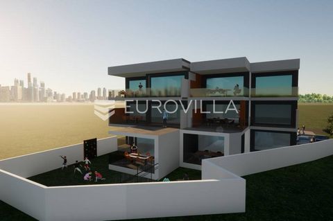 Modern and stylishly attractive urban villa under construction with 3 apartments in the residential area of Osijek, a beautifully landscaped settlement ideal for family living. The apartment on the first floor (S2) consists of 3 bedrooms, a kitchen, ...