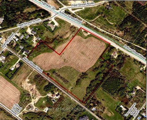 One Of The Largest Vacant Commercial Parcels Within The Town of Blue Mountains Official Plan In Thornbury. 16.3 Acres Of Development Land Designated Commercial Corridor With A Portion Environmentally Protected. 495 Feet Of Frontage On Arthur St. Aka ...