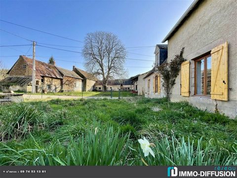 Mandate N°FRP140926 : Located 15 minutes from Boussac, in the south of Berry, an old farmhouse, in a hamlet. The set consists of a house, 3 stables, a barn, an outbuilding and a shed. A second house, not adjoining but nearby, is added to this propert...
