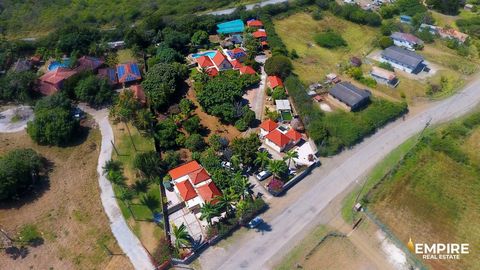 Welcome home to this well-maintained Estate. This great ROI property is located on the east side of the island, only 900 meters from the roundabout of Sandals Royal Curaçao. A remainder of more than 6000 square meters of land is free and partially us...