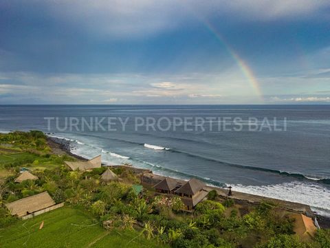 Freehold price: USD 1,500,000 Fantastic view! – South: 180 degrees ocean front – North: full view of Mt Agung (19 km away). This beachfront eco-estate is for those who appreciate a silent retreat away from the noise, Hussle and Bussle of many of the ...