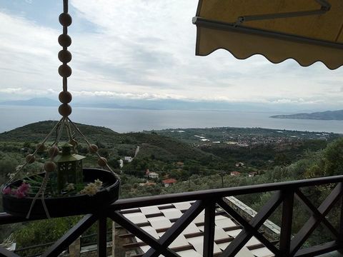 Agios Vlassis, Magnesia, Volos. In vendita una casa a due piani (maisonette) con una superficie di 112,20 mq.m. su un terreno con una superficie di 1.367 mq.m. con vista sul mare. La casa è completamente arredata e dotata di elettrodomestici. È stato...