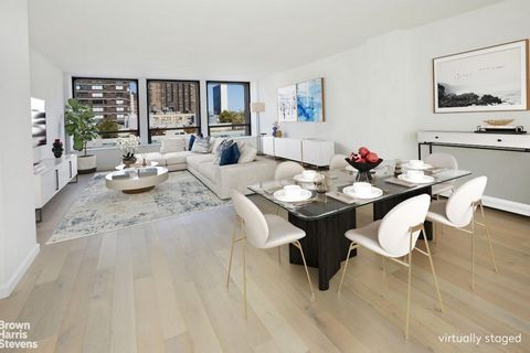 If you've been waiting for a large, bright apartment to call your own, welcome to 14J! This is a great opportunity to purchase a high floor oversized 2BR/2BA condominium in the iconic I.M. Pei designed Kips Bay Towers with brand new wood flooring thr...