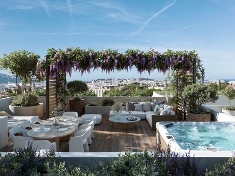 Discover this beautiful 3-room apartment, offering a privileged living environment in Marseille Saint Barnabé. Composed of a living room of more than 23m2 opening onto the terrace facing WEST. 2 bedrooms, a shower room and a separate toilet. -Electri...