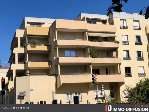 Fiche N°Id-LGB159178: Béziers, Média sector, 4 Rooms terrace parking of about 60 m2 including 4 room(s) including 2 bedroom(s) + Terrace of 53 m2 - Construction 1983 - Additional equipment: terrace - parking - double glazing - elevator - cellar and R...