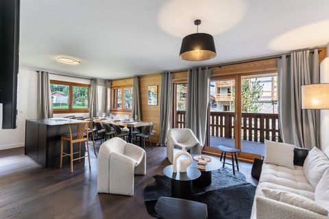 MEGEVE - Villaret Nouvel appartement de 100m² pour 4 adultes et 3 enfants. Situé à 15 minutes à pied du centre village de Megève. Idéal pour un séjour en famille, cet appartement est lumineux et bien agencé. La cuisine est ouverte sur la pièce de vie...