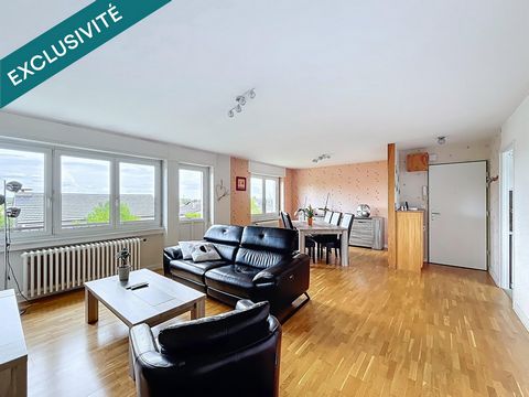 Bel appartement à Bousse avec balcon, jardin et garage
