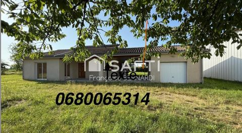Maison de plain- pied avec dépendances Proche des commodités en campagne terrain 5045 m2