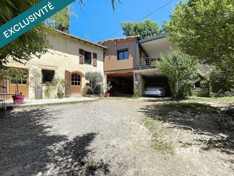 Maison atypique avec travaux dans cadre bucolique