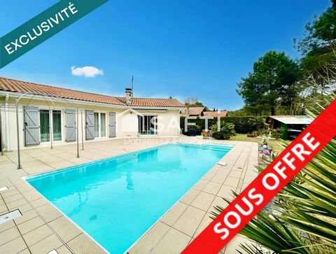 Maison 4 chambres, belle parcelle avec piscine et vue forêt