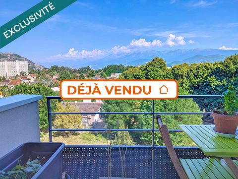 Appartement 3 pièces traversant avec balcons, cave et vue dégagée