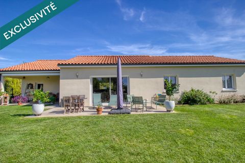 Maison contemporaine haut de gamme de 120m2 et jardin paysagé de 1100m2.