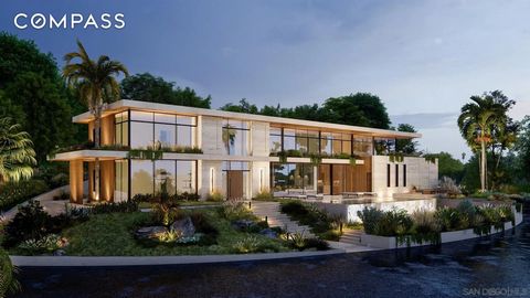 Perched at the pinnacle of Foxhill La Jolla, the proposed home for Lot One is a striking minimalist homage to mid-century modern design. With its clean lines and expansive overhangs, this home pairs timeless elegance with bold travertine surfaces tha...
